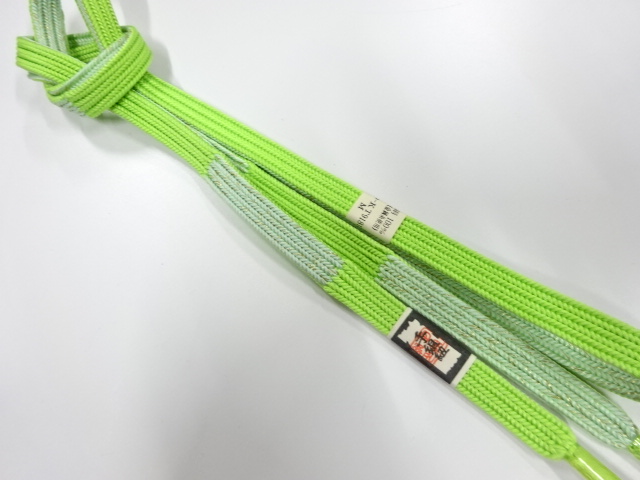 未使用品　正絹　手組帯締め